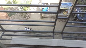 Balcony in 3 BHK Apartment at Kundan Plaza, Chinar Park – for Rent