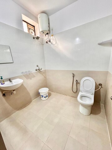 Bathroom in 3 BHK Builder Floor at Chattarpur – for Sale