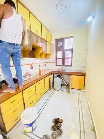 Kitchen in 2 BHK Builder Floor at Jaypee Yamuna Vihar Plots, Sector 22b Yamuna Expressway – for Rent