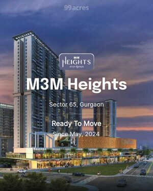 2 BHK Builder Floor – Exterior View View at M3M Heights, Sector 65 - for Sale