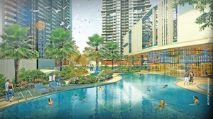 Swimming Pool in 2.5 BHK Apartment at M3M Sky City, Sector 65 – for Sale