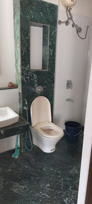 Bathroom in 2 BHK Apartment at Lodha Splendora, Ghodbunder Road – for Rent