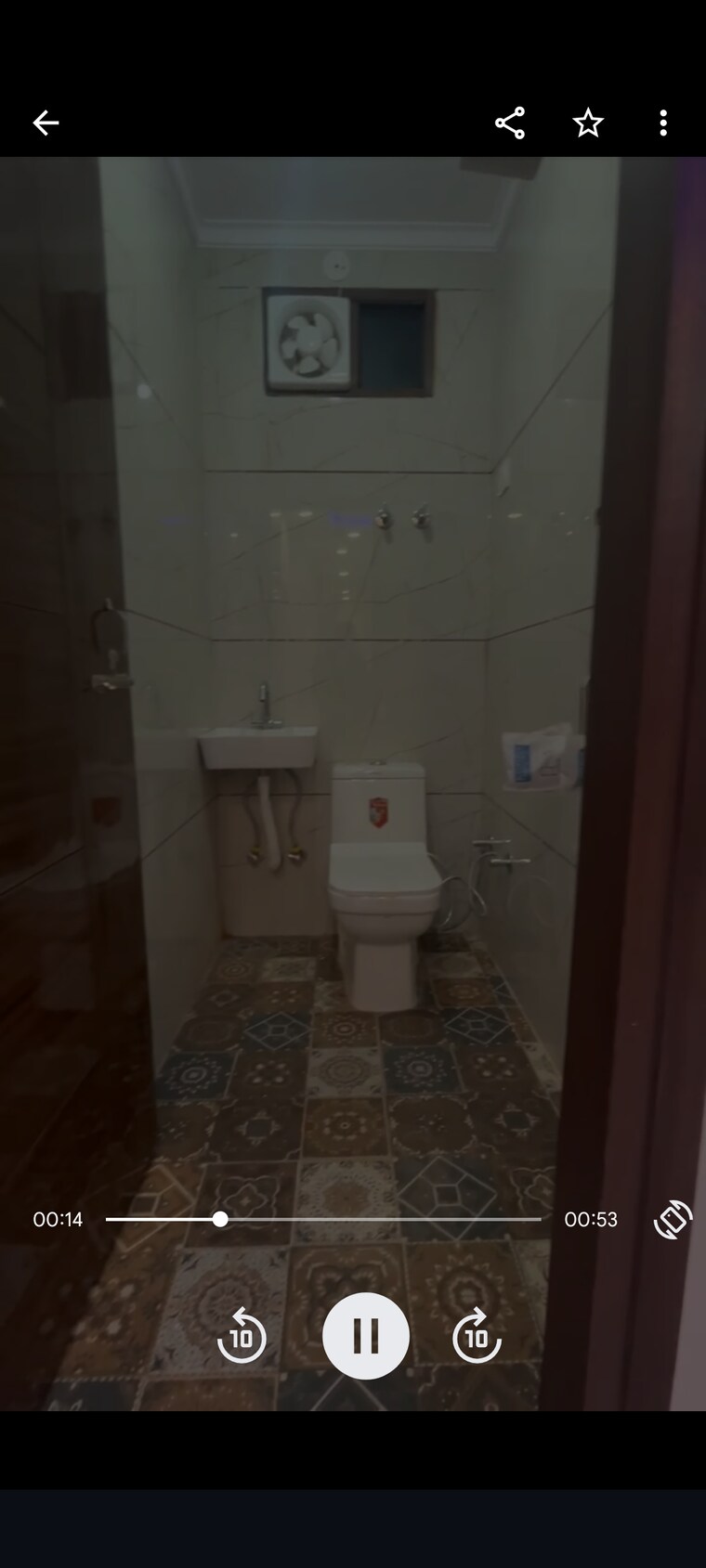 Bathroom, govindpuri 2 Bedroom 500 Sq.Ft. Builder Floor In Govindpuri Delhi 9419860