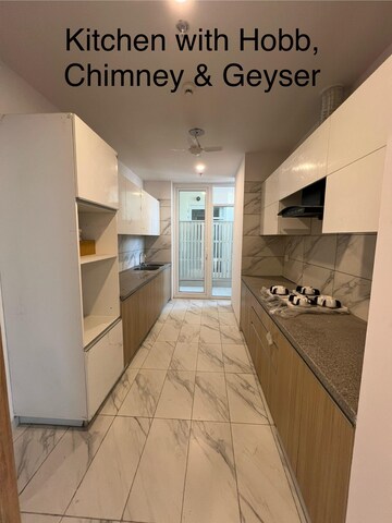 Kitchen in 3 BHK Apartment at DLF Park Place, Sector 54 – for Sale