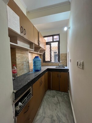 Kitchen in 1 BHK Builder Floor at Saket – for Rent