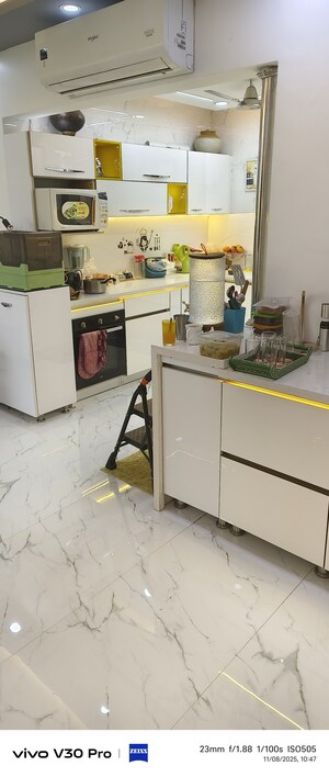 Kitchen in 2 BHK Apartment at Mahesh Apartments, Vasundhara Enclave – for Sale