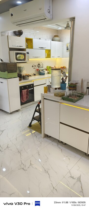 Kitchen in 2 BHK Apartment at Mahesh Apartments, Vasundhara Enclave – for Sale