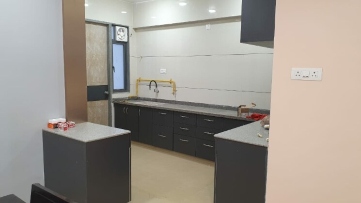 Kitchen, param-paarijat-skyz 4 Bedroom 3312 Sq.Ft. Apartment In Sargaasan Ahmedabad 9420123