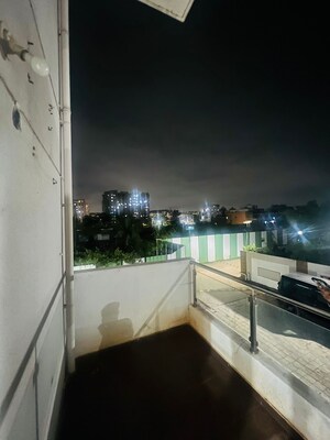 Balcony in 2 BHK Apartment at Laxmi Emerald, Lohgaon – for Rent