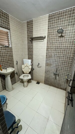 Bathroom in 3 BHK Apartment at Veer Elegance, Ambawadi – for Rent