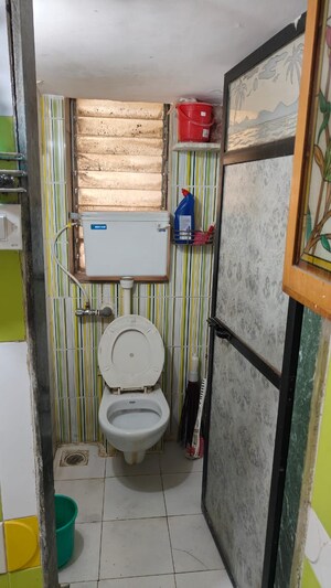 Bathroom in 1 BHK Apartment at Dattatray Towers, Borivali East – for Sale