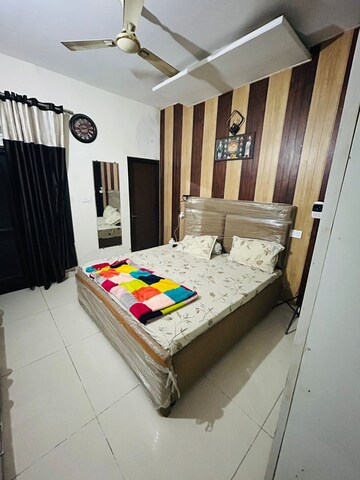 Bedroom in 3 BHK Apartment at Guru Nanak Enclave, Dhakoli – for Sale