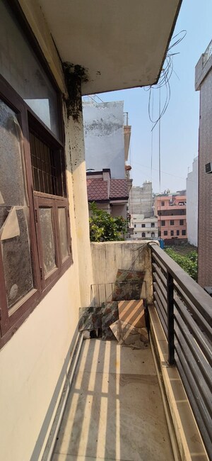 Balcony in 1 BHK Apartment at Palm Residency Chhatarpur, Chattarpur – for Rent