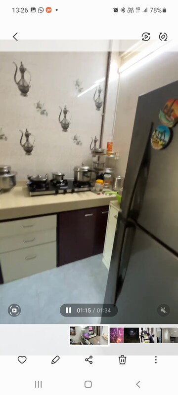 Kitchen in 1 BHK Apartment at Vishalgarh CHS, Borivali East – for Rent