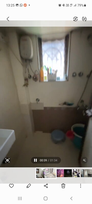 Bathroom in 1 BHK Apartment at Vishalgarh CHS, Borivali East – for Rent