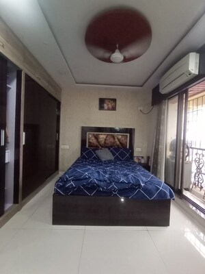 Bedroom in 2.5 BHK Apartment at Mayurs Nature Glory, Kalwa – for Rent