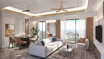 Living Room in 3 BHK Apartment at Techno Aakasa Shivaji Park, Mahim – for Sale