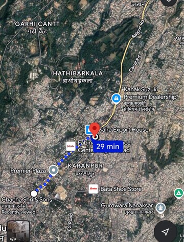  Land – Map Location View at Karanpur - for Sale
