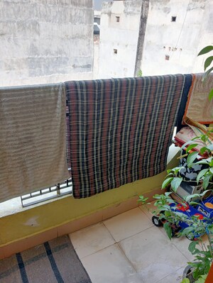 Balcony in 2 BHK Builder Floor at Mahindra Enclave – for Sale