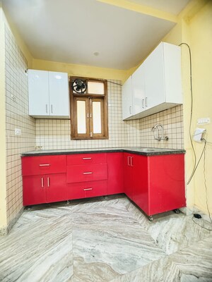 Kitchen in 1 BHK Builder Floor at Chattarpur – for Rent