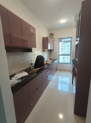 Kitchen in 2 BHK Apartment at Kalpataru Immensa, Kolshet Road – for Rent