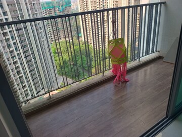 Balcony in 2 BHK Apartment at Kalpataru Immensa, Kolshet Road – for Rent
