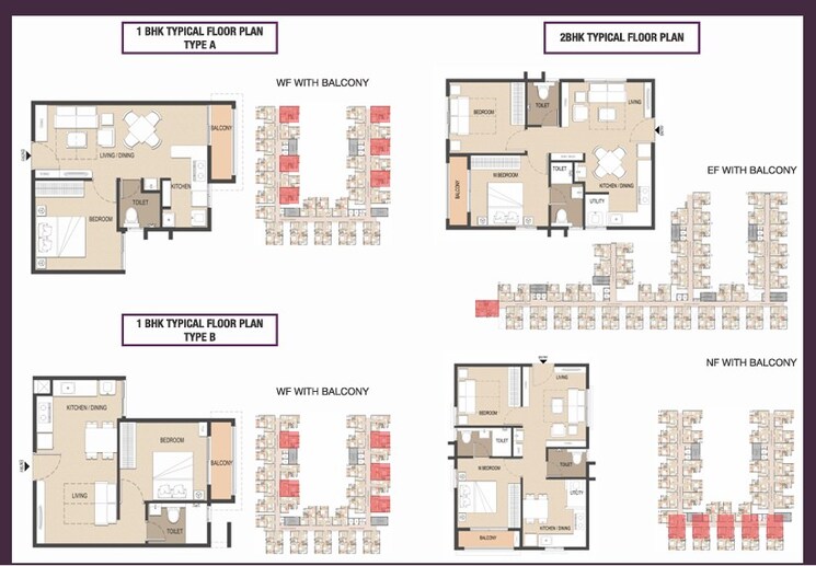 Floor Plan, pacifica-nebula-aavaas 1 Bedroom 607 Sq.Ft. Apartment In Miyapur Hyderabad 9421840