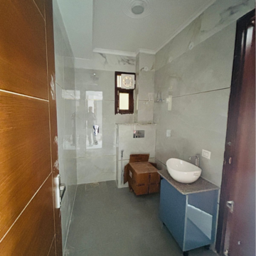 Bathroom in 3 BHK Builder Floor at Chattarpur – for Rent