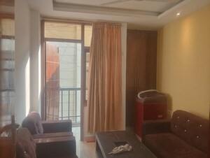 Living Room in 1 BHK Builder Floor at Freedom Fighters Enclave – for Rent