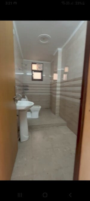 Bathroom in 2 BHK Builder Floor at Chattarpur – for Rent