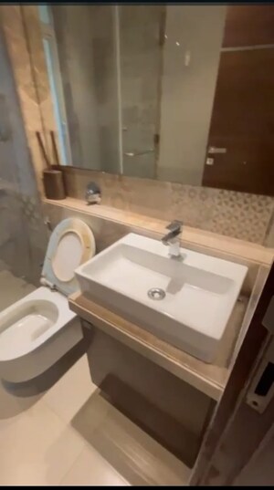 Bathroom in 3 BHK Apartment at Santacruz West – for Rent