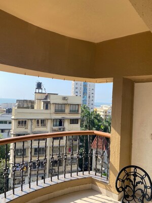Balcony in 3 BHK Apartment at Tata Petit Towers, Peddar Road – for Rent