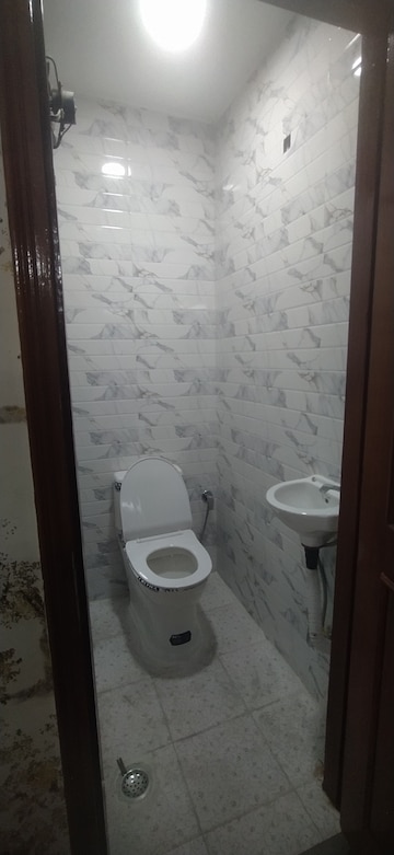 Bathroom in 2 BHK Builder Floor at Khirki Extension – for Sale