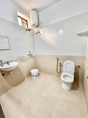 Bathroom in 3 BHK Builder Floor at Chattarpur – for Sale