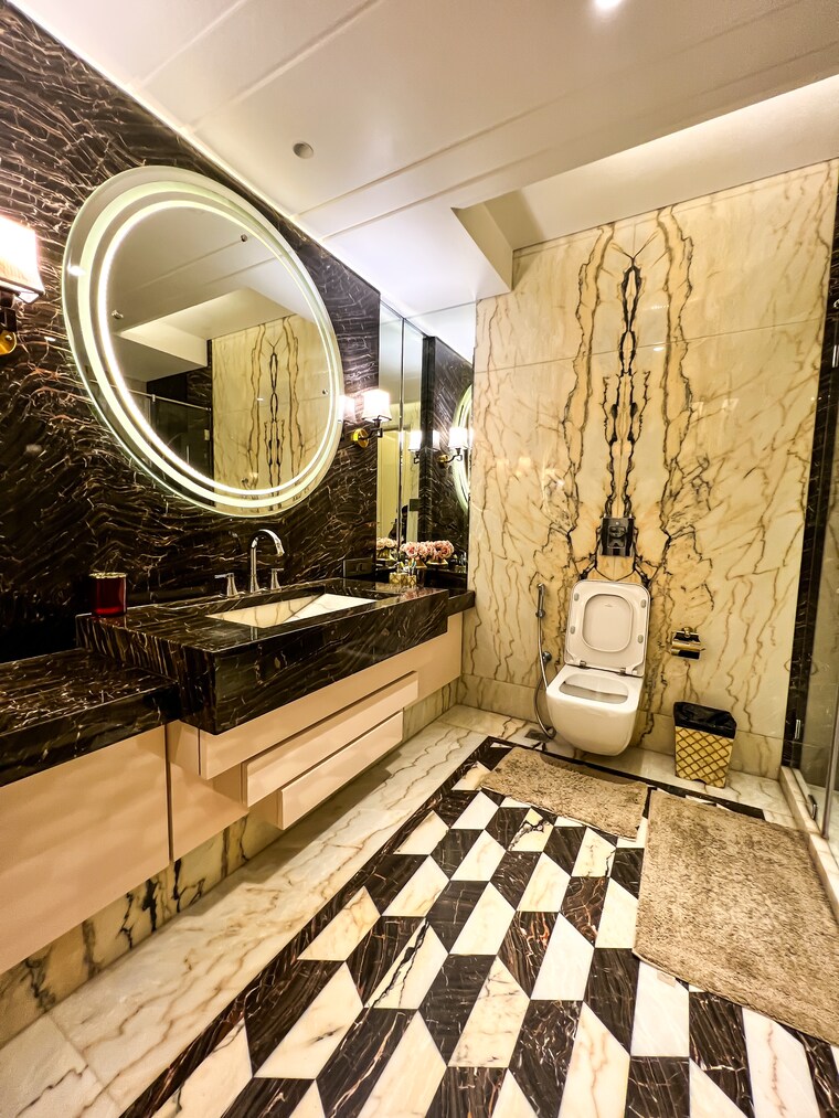 Attached Bathroom, dlf-park-place 4 Bedroom 2677 Sq.Ft. Apartment In Sector 54 Gurgaon 9422682