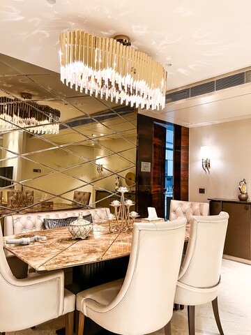 Living Room in 4 BHK Apartment at DLF Park Place, Sector 54 – for Sale