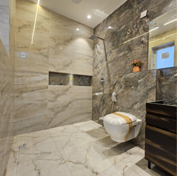 Bathroom in 3 BHK Builder Floor at Patiala Road – for Sale