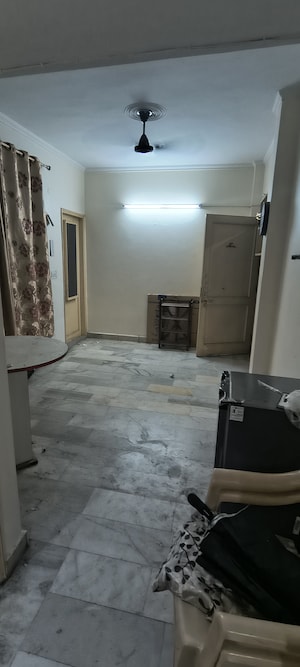 Kitchen in 1 BHK Builder Floor at Khirki Extension – for Rent