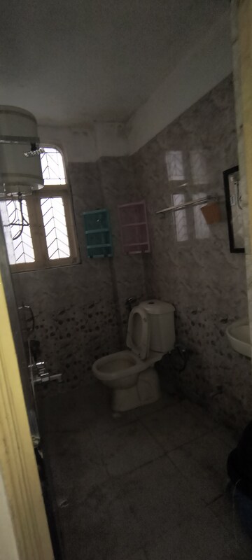 Bathroom in 1 BHK Builder Floor at Khirki Extension – for Rent