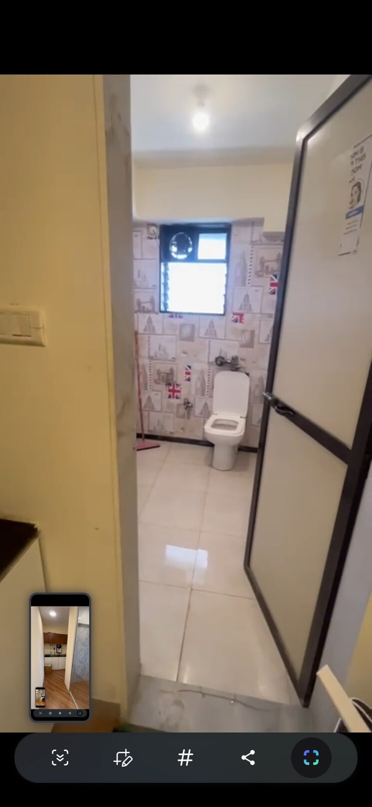 Bathroom, samarth-vaibhav Commercial Office Space 425 Sq.Ft. In Andheri West Mumbai 9423442
