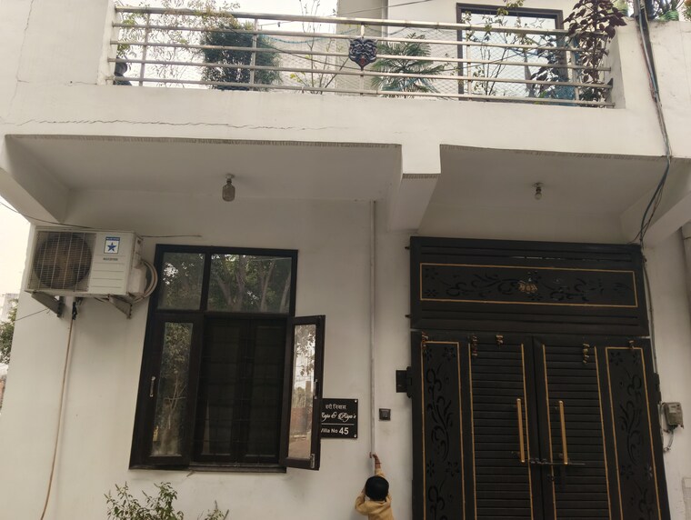 Exterior View, palm-green 2 Bedroom 100 Sq.Yd. Independent House In Bhanauta Greater Noida 9423500