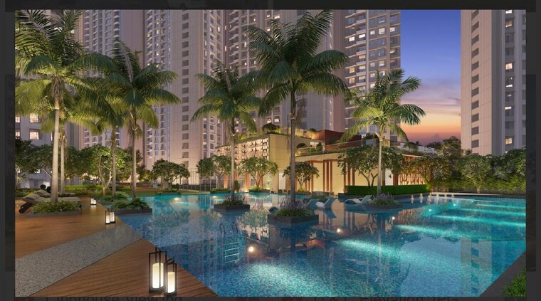 Swimming Pool, kalpataru-srishti-namaah 4 Bedroom 1658 Sq.Ft. Apartment In Mira Road Thane 9423527