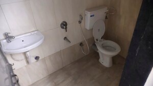 Bathroom in 1 BHK Apartment at Kalyani Height, Kalyan West – for Rent