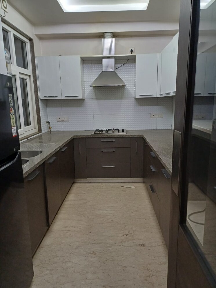 Kitchen, jangpura 3 Bedroom 1800 Sq.Ft. Builder Floor In Jangpura Delhi 9423561