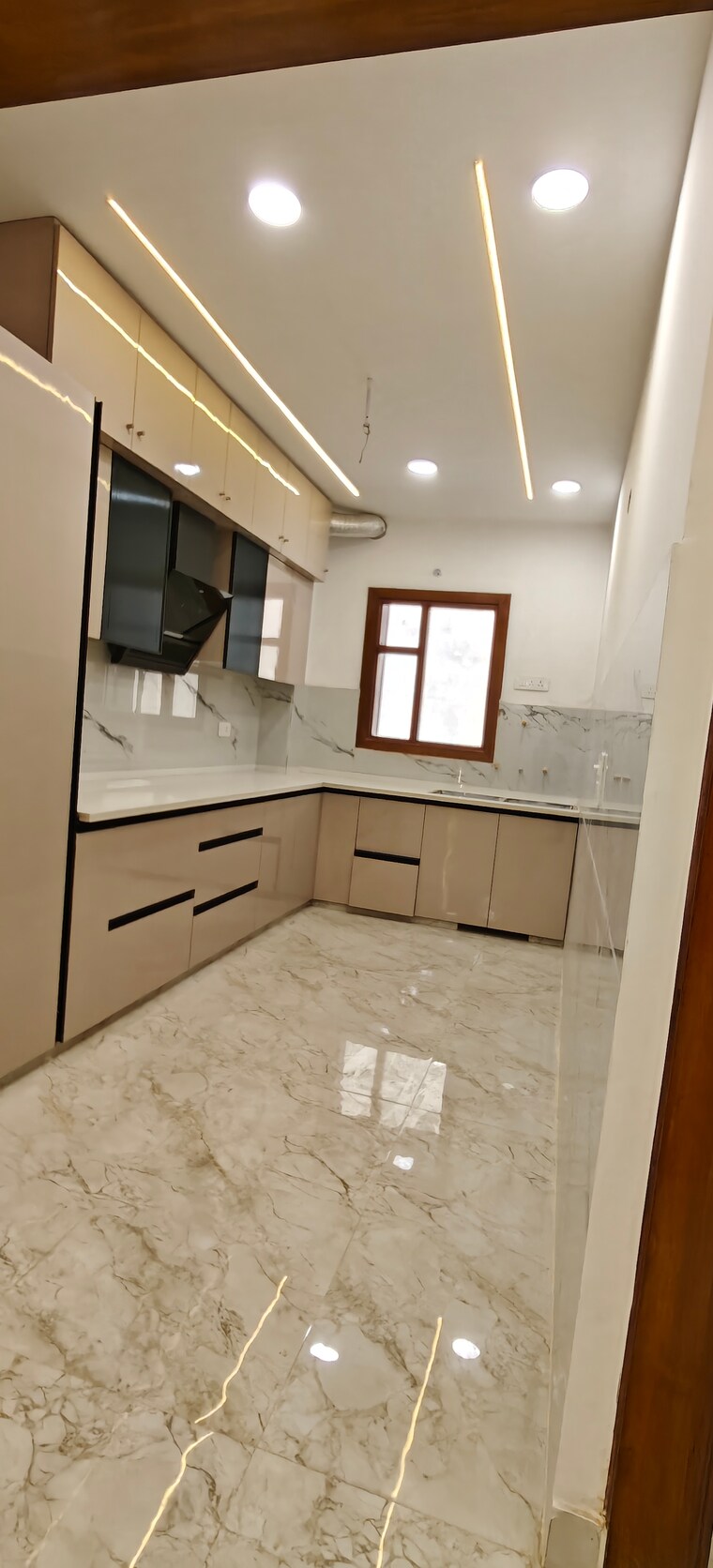 Kitchen, fidato-honour-homes 3 Bedroom 1800 Sq.Ft. Builder Floor In Sector 89 Faridabad 9423695