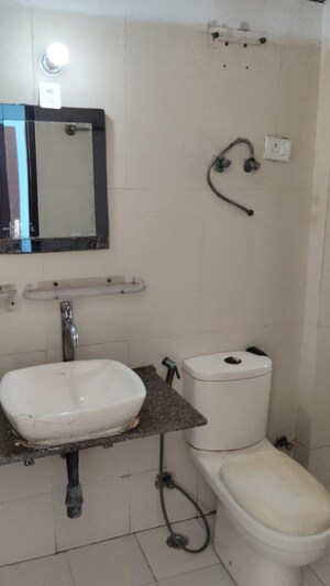 Bathroom in 3 BHK Apartment at Amrapali Eden Park, Sector 50 – for Rent