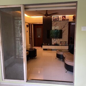 Living Room in 3 BHK Apartment at Cosmos Springs Angel, Koliwada – for Rent