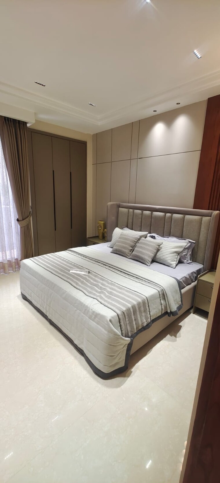 Bedroom, skyline-elevate 3 Bedroom 1150 Sq.Ft. Apartment In Ramgarh Bhudda Zirakpur 9424207