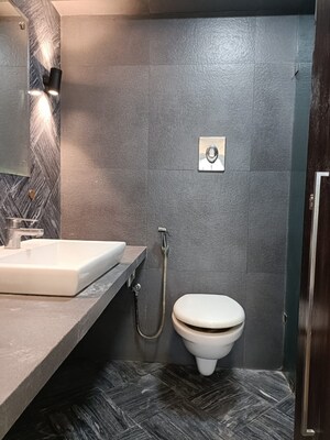 Bathroom in 3 BHK Apartment at Khar West – for Rent