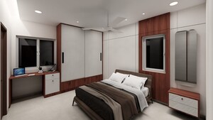 Bedroom in 2.5 BHK Apartment at My Home Tridasa, Tellapur – for Rent